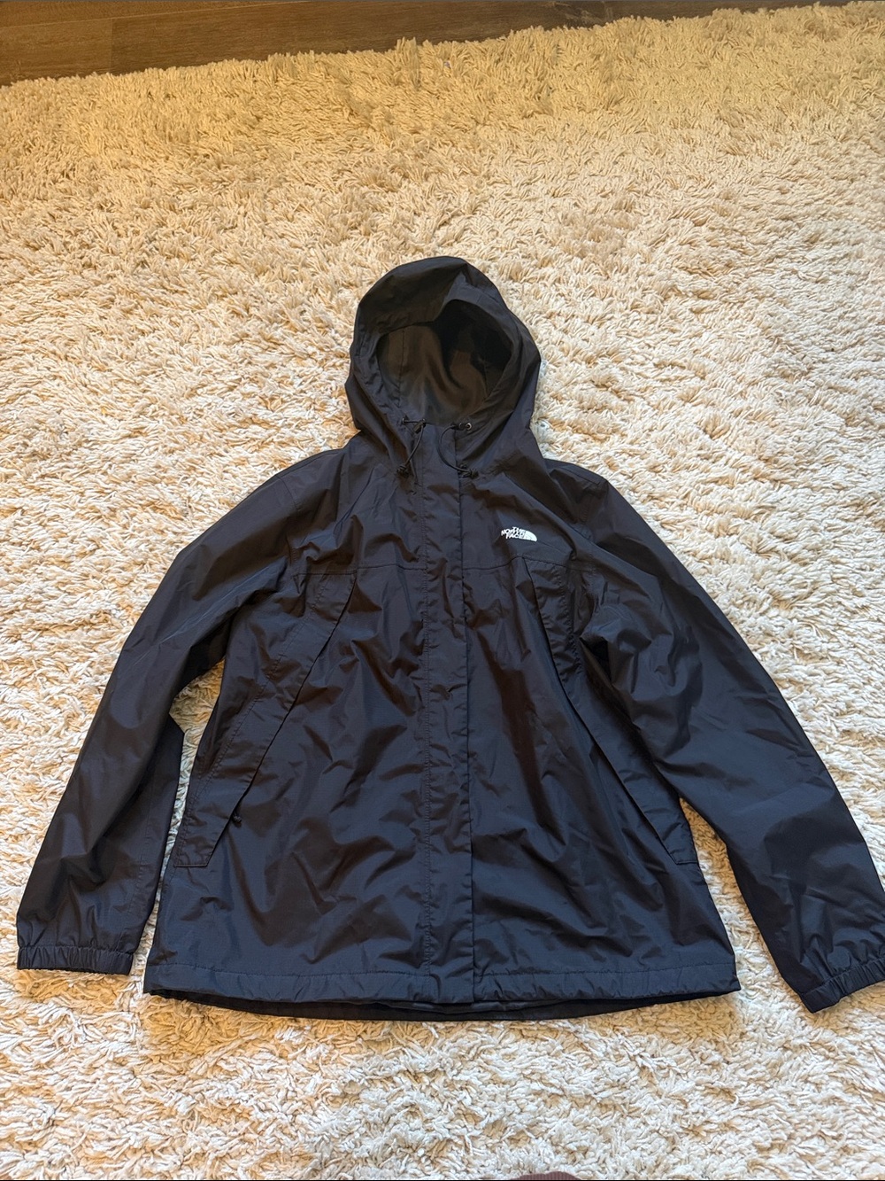 The North Face Black Hooded Raincoat - Women's Lightweight Shell